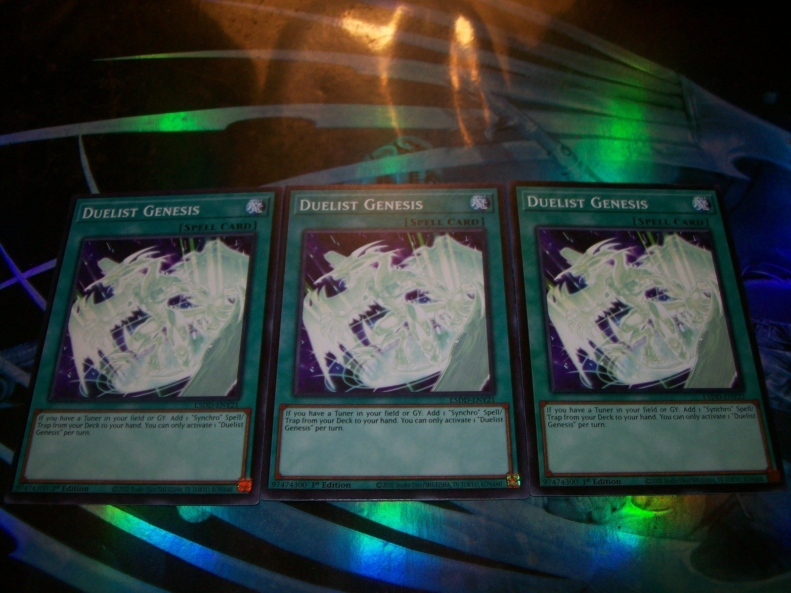 3x Duelist Genesis 1st Edition Common L5DD-ENY21 Yu-Gi-Oh!