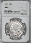 1879-S  $1  MORGAN SILVER DOLLAR  "SAN FRANCISCO"  NGC MS61 #8672753-006  TONING