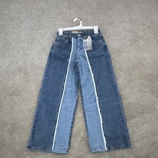 Levi's High Rise Baggy Rodeo Girls Jeans Blue Light Blue Denim Size 14