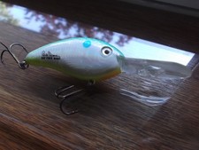 Antiguo bombardero Bill Dance Fat Free Shad Jr BD6F sábalo cítrico