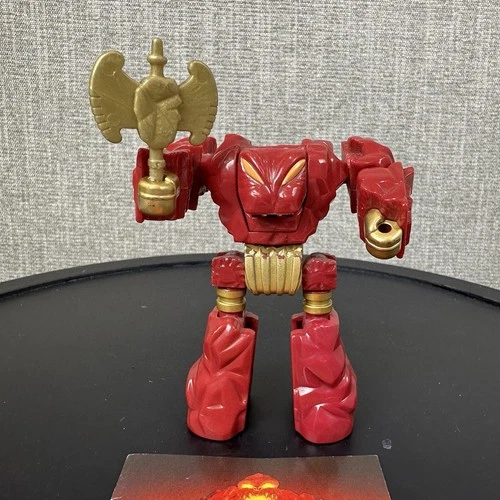 1986 Rock Lords Vintage Tonka Brimstone Complete Weapon & Book Bandaid Gobots