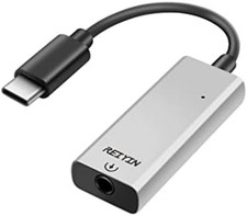 REIYIN DA-05 Type-C to 3.5mm 384Khz 32bit Hi-Fi DAC Headphone Adapter F/S wTrack
