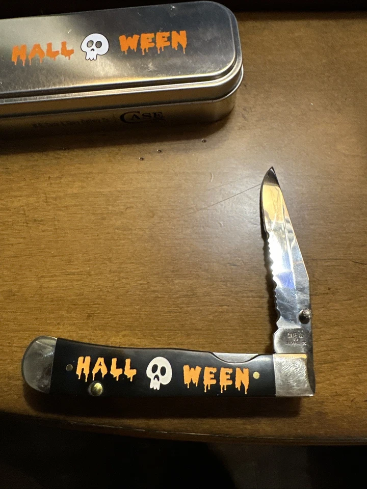 Case XX 2021 2154AC 10601 Halloween Kickstart TrapperLock Pocket Knife 3867 - Image 2 of 4