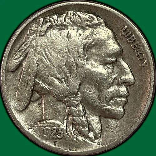 1923-S Buffalo Nickel Choice Very Fine VF+ Coin #36482