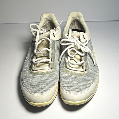 ECCO BIOM Men's Gray/White Mesh Lace-Up Low Top Sneakers Rubber Outsole