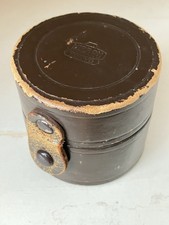 NIKON NIPPON Kogaku Tokyo Brown Leather LENS CASE Small