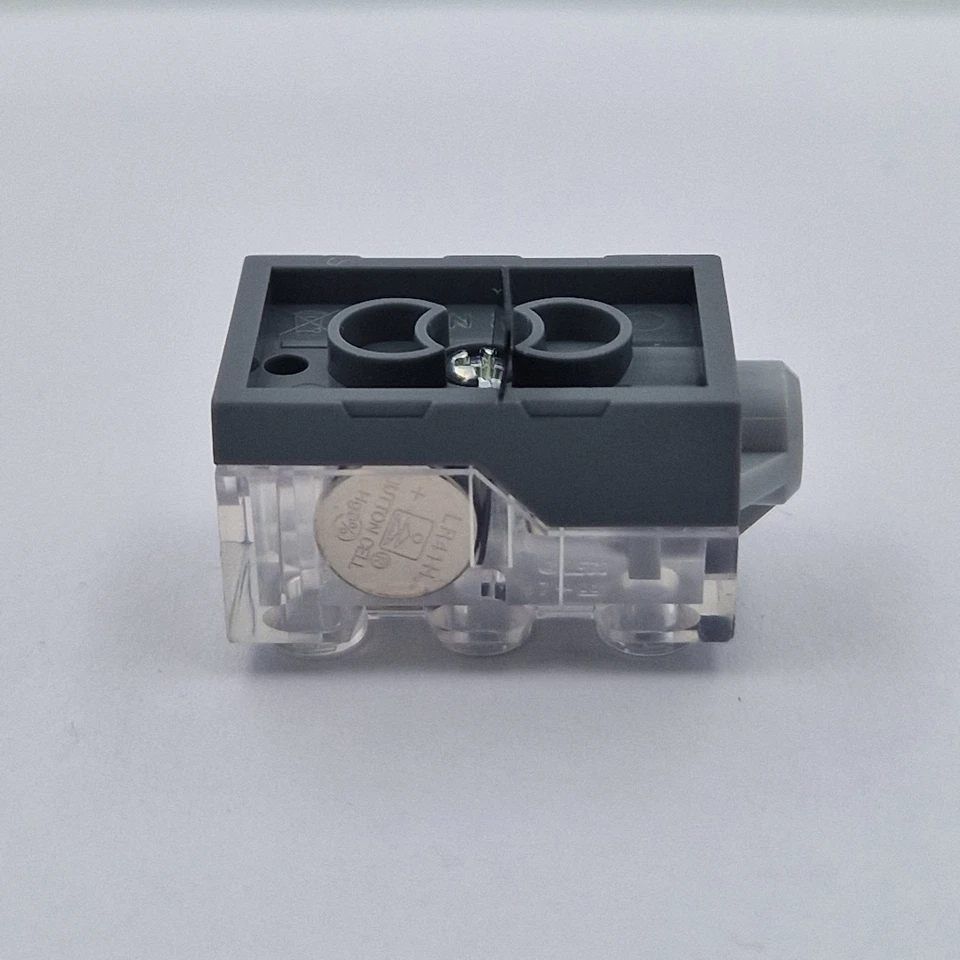 Lego 1x Lichtstein Leuchtstein orange light brick 54930c02 transparent klar - Bild 2 von 3