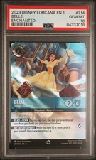 Ravensburger Disney Lorcana First Chapter Belle Enchanted Foil 214/204 PSA 10