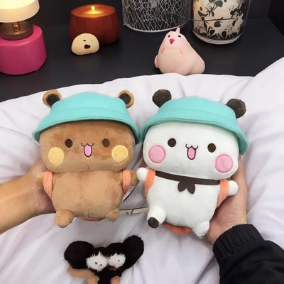 20 Cm Niedlich Bubu Und Dudu Plüschtiere Cartoon Pandabären Puppen Kind Geschenk