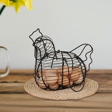 Metal Chicken Egg Basket Vintage Chicken Wire Egg Basket Multifunctional Wire 10.32 per metre