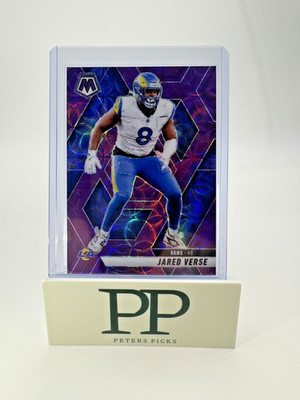 2025 Panini Mosaic JARED VERSE #8 Purple Scope LA Rams NFL