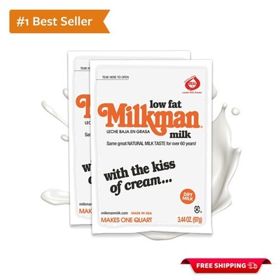 Real Cream Low-Fat Dry Milk Packets - Flavorful and Nutrient-Rich for Families