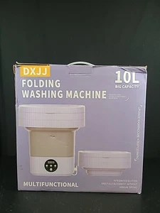 DXJJ 10L Lave-linge multifonctionnel Portable pourpre