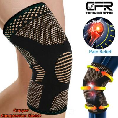 Cooper Knee Support Braces Compression Pad Sleeve Fitness Running Arthritis CFR
