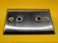 Switchcraft Dual Mono 1/4" Jack Wall Plate Free Shipping