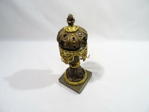 ANCIEN PORTE MONTRE A GOUSSET EN BRONZE WATCH HOLDER UHRHALTER - Picture 11 of 12