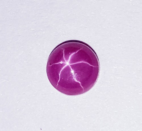 Natürlicher 6 Strahlen Stern Rubin 0,70 ct zertifiziert loser Edelstein mit kostenlosem Geschenk - Bild 6 von 8