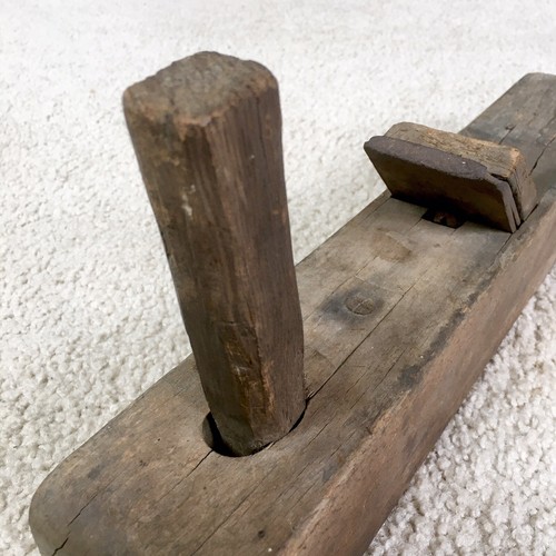 Antique Early 1900s Providence Tool Co. Wood Plane Planer Hand Tool 16” - Rare!! - 第 11/12 張圖片