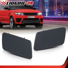 Fit For 14-17 Range Rover Sport Headlight Headlamp Washer Nozzle Jet Cover Cap