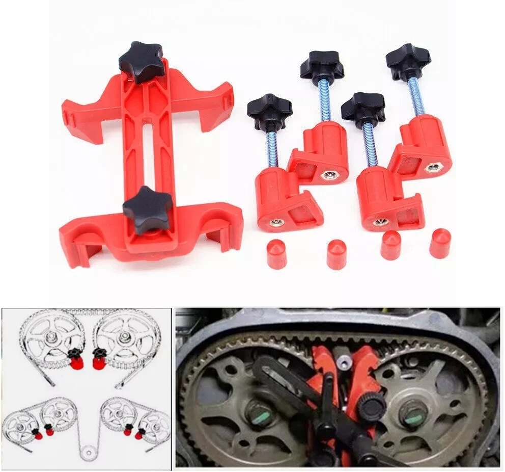 Gear Locking Tool Universal Camshaft Dual Cam Clamp Alignment Timing Belt Hol