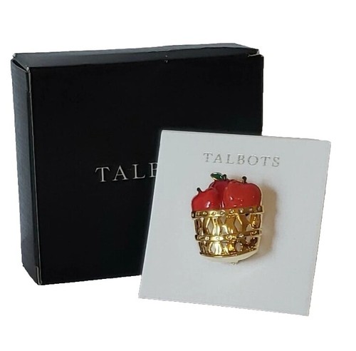 Shiny Red Enamel Apple Pomme Fruit Brooch Teacher Pin 11f 73 | eBay