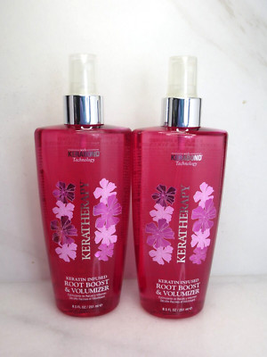 KERABOND KERATHERAPY KERATIN INFUSED ROOT BOOST & VOLUMIZER 8.5 OZ NWOB LOT OF 2