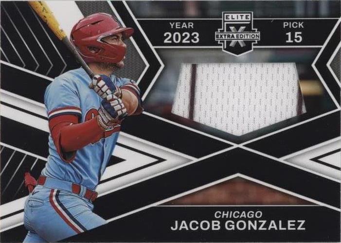 2023 Panini Elite Extra Edition - Jacob Gonzalez #FR-JGZ - 1 of 1