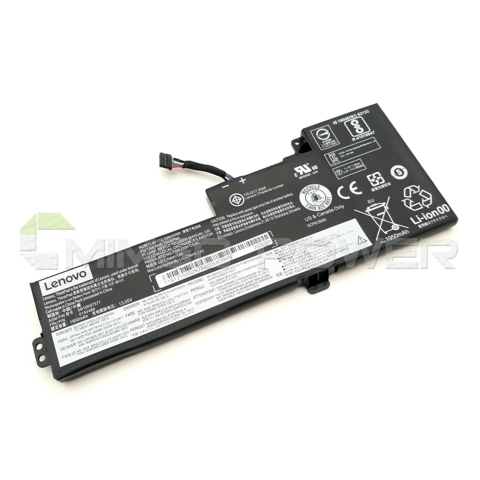Neu Original 01AV421 01AV420 01AV419 24Wh Akku für Lenovo ThinkPad T470 T480