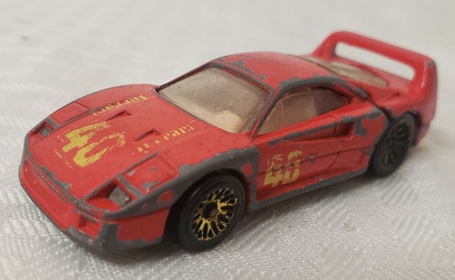 Vintage 1988 Ferrari Hot Wheels F40 Red Diecast With Open Hatch | eBay