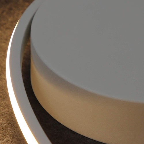 ZMH LED Deckenleuchte Modern Wohnzimmer Deckenlampe Schwarz/Weiß 36W beleuchtung - Bild 7 von 26