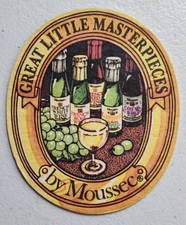 Vintage Great Little Masterpieces by Moussec Cardboard Coaster
