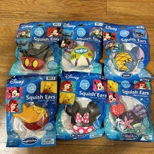 Disney Squish Ears Super Soft Slow Release Stress Toys 2-Sided Complete Set