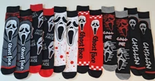 Ghost Face Men's Casual Crew Socks 6 Pairs Mens Size 8-12 Bioworld NEW