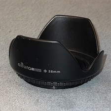 Altura Photo 58mm Tulip Flower Lens Hood Lightweight Secure Fit Multiple Brands