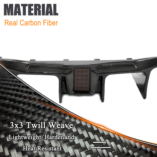 For BMW 2Series F87 M2 Coupe 15-19 Real Carbon Rear Bumper Diffuser Lip Spoiler - Picture 9 of 12