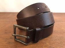 Timberland Leather Belt with Metal Buckle Mens Size 32