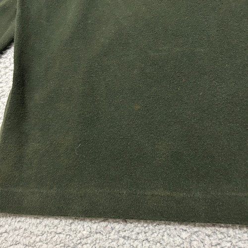 Vintage Polo Sport 1/4 Zip Sweatshirt Men XL Loose Green Plaid Collar Pullover - Picture 8 of 8