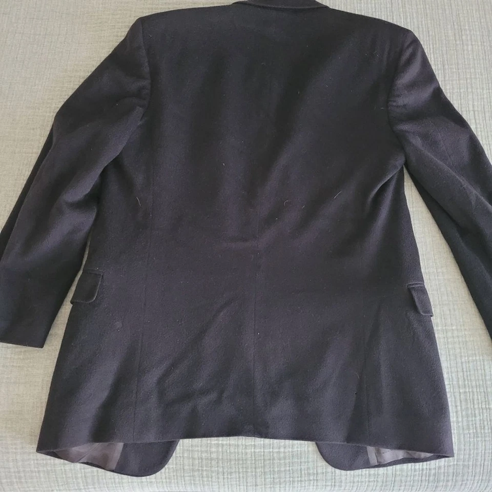 Neiman Marcus Black Cashmere Sport Coat - Image 2 of 4