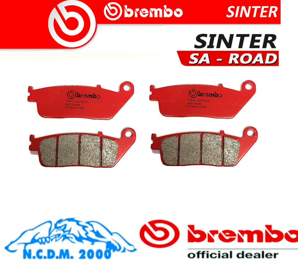 Plaquettes De Frein Brembo Avant + Arrière Pour Honda CB F Hornet 600 - Kit Complet Carbon Ceramic