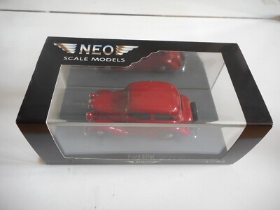 Neo Scale Models Ford Eifel in Red on 1:43 in Box