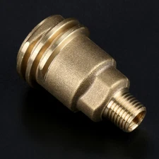 QCC1 Connection 1/4" Male Pipe Thread Propane Gas Fitting Adapter Connector