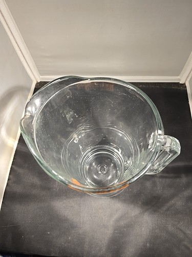 Cleveland Browns Glass Pitcher Thick Glass 8 Inches Tall - Picture 3 of 4