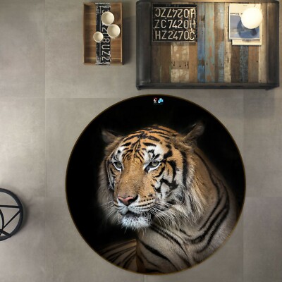 3D Cute tiger ZHUA500 Game Non Slip Rug Mat Photo Carpet Zoe