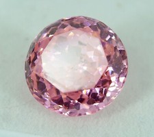 42.20 Ct Pink Color Natural Quality AAA HUGE Zircon Round Cut Loose Gemstone
