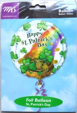 St. Patrick's Day 18" Foil Helium Balloon for Party Retail Packed