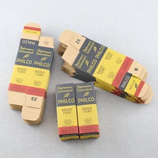 40 Empty PHILCO Vacuum Tube Boxes. Fit  6V6 6SL7 6SJ7 6EM7 7N7 7C5 7F7& similar