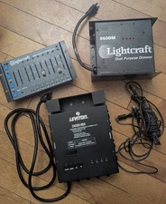 Leviton D4DMX-MD5 Dimmer & Lightcraft Stage Controller & Dual Purpose Dimmer Lot