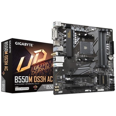 igabyte B550 Ultra Durable Motherboard with Pure Digital VRM argentée