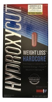 Hydroxycut Hardcore Weight Loss 60 Capsules Expires 11/2026 - New In Box