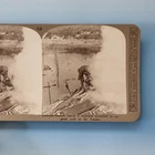 WW1 Military Stereoview C1916 Real Photo Somme France Battlefield Casualty